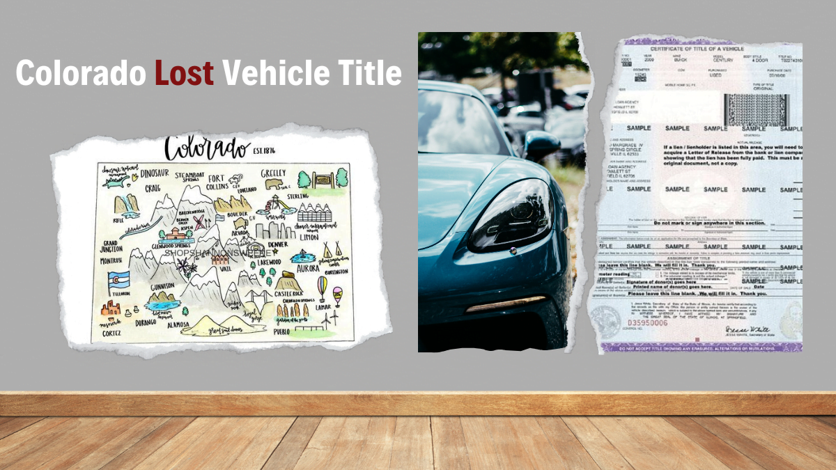 Colorado Lost Vehicle Title